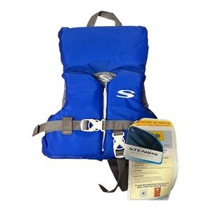 Stearns Infant Classic Nylon Vest Life Jacket - Up to 30lbs (14 Kg) - Blue.